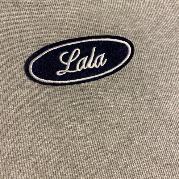 Dressed in Lala - Lala Motors Patched Baby Tee 3X - Picture 3 of 3